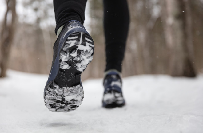 Running on snow