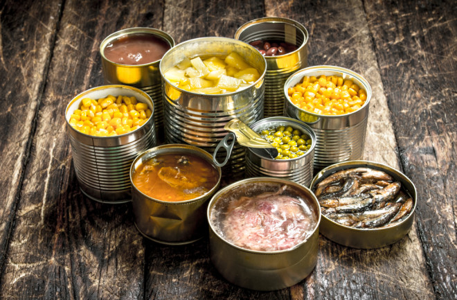 Canned Processed Foods - Shutterstock