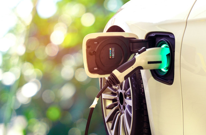 charging the car