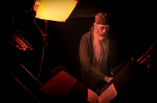 Father Justin oversees digitization