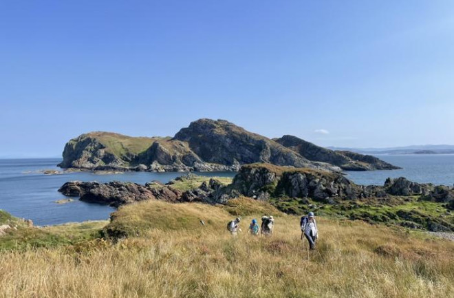 Garbh Eileach, the largest island in the Garvellach island chain