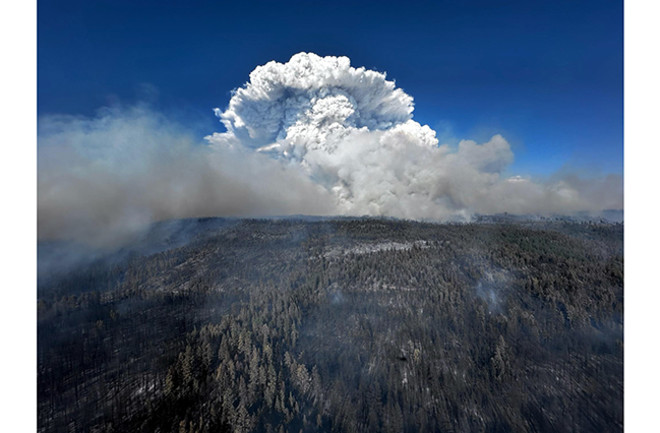 A Fire Cloud Erupts