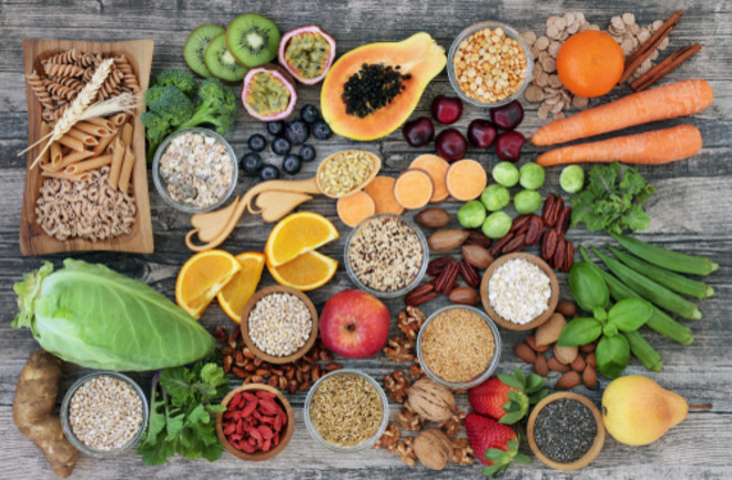Foods with high fiber