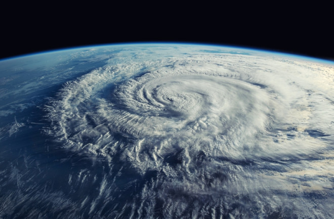 hurricane from space