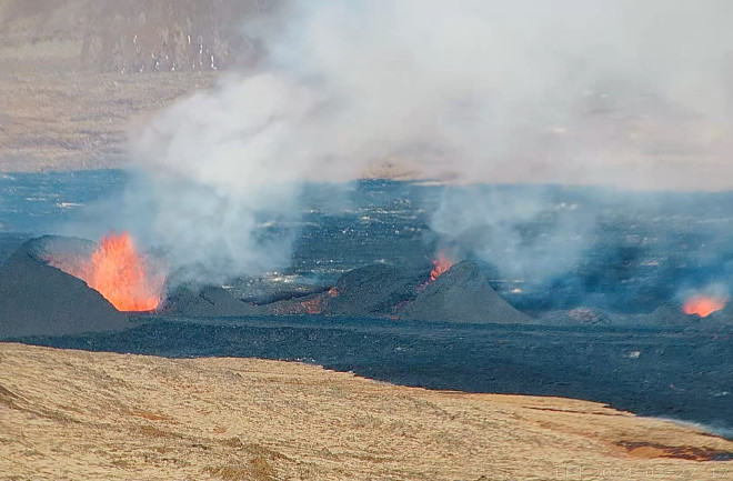 Eruption Vents in Iceland
