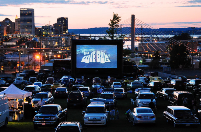 Drive In Movie showing The Love Bug
