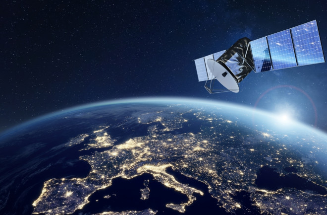 Satellite in Space