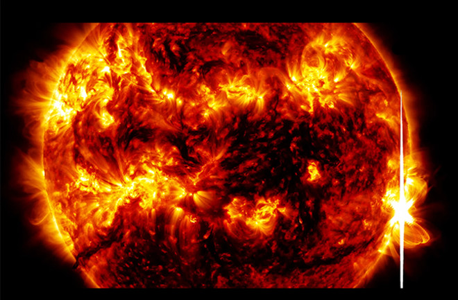Gigantic Solar Flare