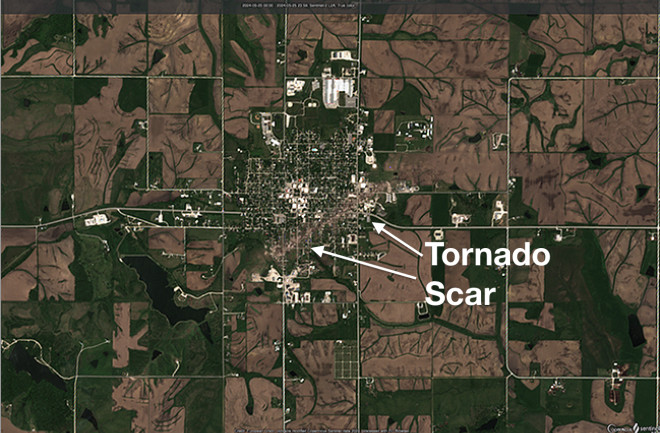 Tornadic Path of Destruction