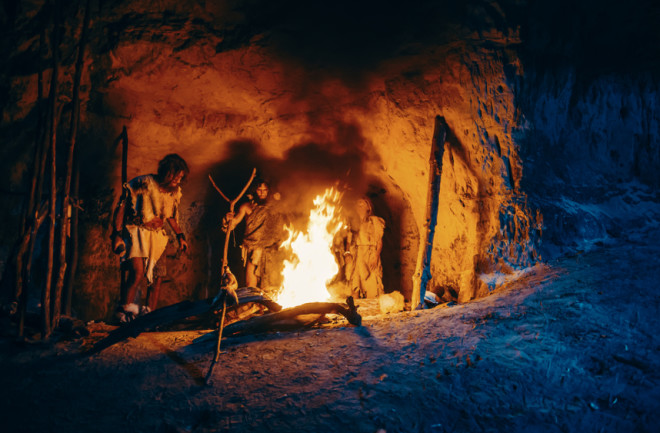 Neanderthals ancient human fire