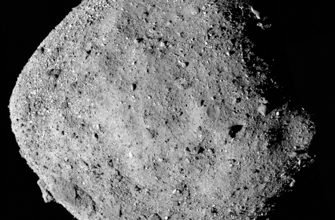 Behold Bennu, the diamond-shaped rubble-pile asteroid, as imaged by OSIRIS-REx. (Credit: NASA/University of Arizona)