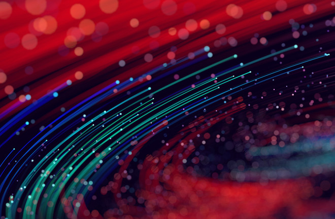 Abstract Technology Wave Pattern