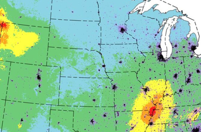 Part of the USGS Seismic Hazard Map 2023