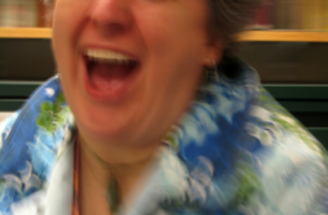 woman-laughing